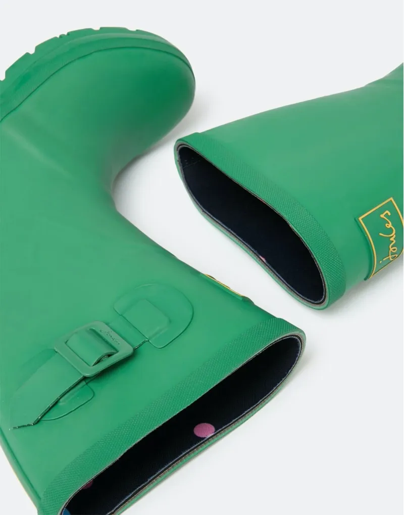 Joules Ladies Kelly Neoprene Lined Apple Green Wellies